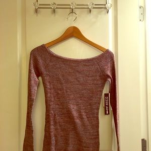 Purple, light sweater. New with tags